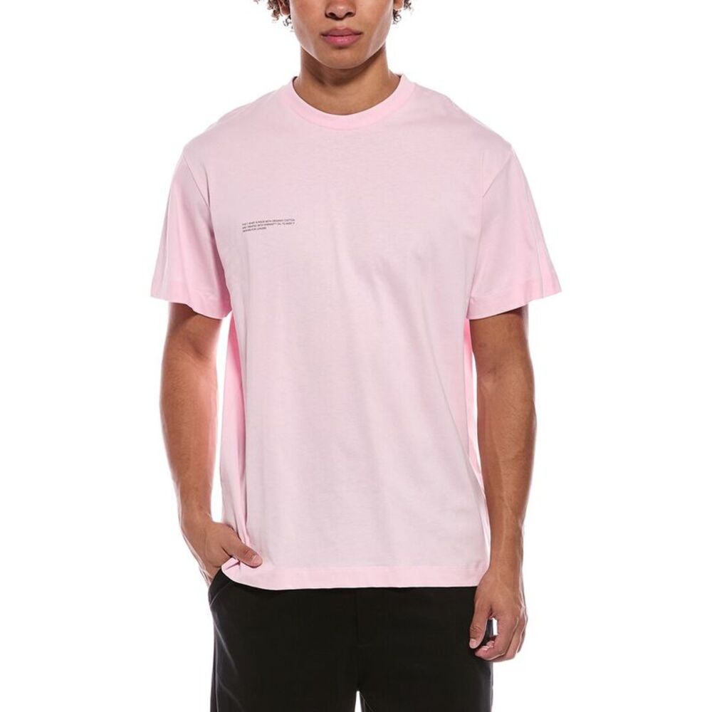Pangaia Mens  T-Shirt, Pink